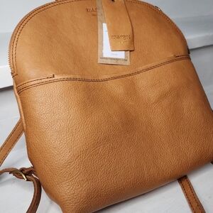 Margot New York Tan Leather Backpack